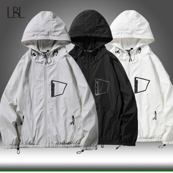 

куртка с капюшоном мужчины zipper дышащий вскользь твердая hoodies куртки мужская мода верхняя одежда slim fit весна осень bomber шинель, Black;brown