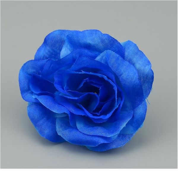 

10pcs 8cm large artificial rose silk flower heads for wedding decoration diy wreath gift box scrapbooking craft fake bbyxmw