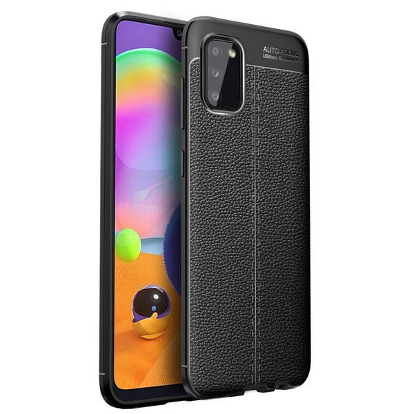 

for samsung galaxy a02s litchi texture tpu shockproof case