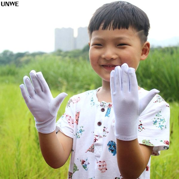 

white elastic 1 children's dance festival black pair performance kindergarten girls/boys tight short gloves