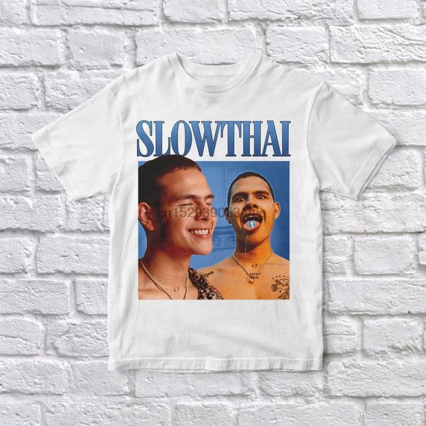

slowthai 90 vintage white hoodie designers t shirts sweatshirt