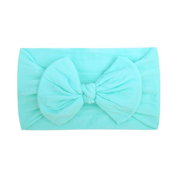 

1 piece soft baby headband elastic knot turban nylon headbands for girls head wrap newborn bow hairband toddler hair accessories q sqcwan