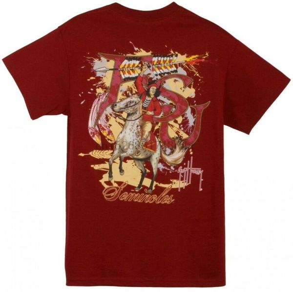 

new guy harvey mens florida state university seminoles t-shirt size small(1) sport hooded sweatshirt hoodie