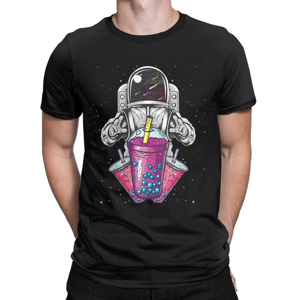 

men astronaut bubble tea for boba milk tea lovers space hipster short sleeve tees birthday sport hooded sweatshirt hoodie men t shirt