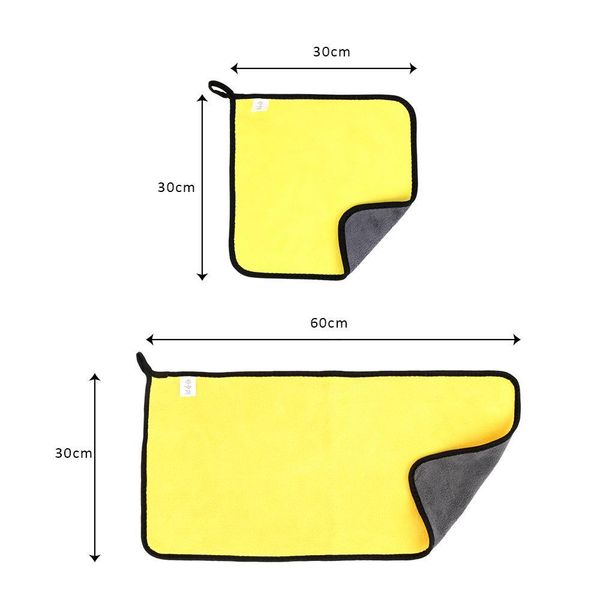 

leepee ultra мягкая ткань из микрофибры из микрофибры для вымывки автомобиля 3030 60см для toyota care detailing очистка ткань сушки ткань h
