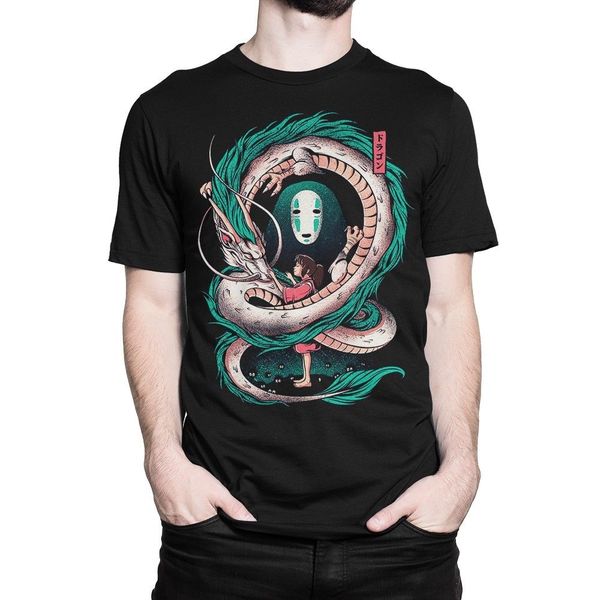 

2020 fashion short sleeve spirited away art t-shirt,tee, men's all sizes print tee shirts sport hooded sweatshirt hoodie