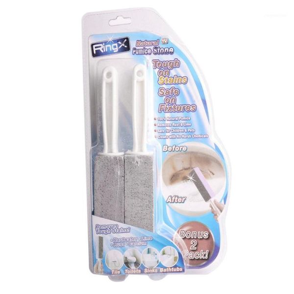 

toilet brushes & holders 2pc toilets cleaner stone natural pumice brush quick cleaning with long handle for sinks1