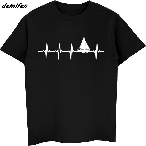 

customized anti wrinkle man sail heartbeat for men funny casual plus size men hip hop s hoodie designers t shirts sweatshirt