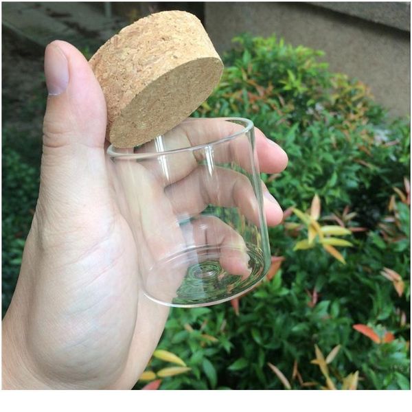 

90ml glass saffron jars with corks widemouth container bottles food jars saffron transparent clear empty bottles 1 bbygqk