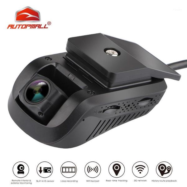 

3g gps tracker car smart dash cam car dvr jc100 vehicle tracker dual lens full hd 1080p 140degree wifi night vision g-sensor wdr1