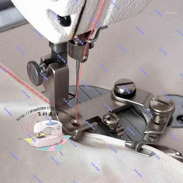 

industrial sewing machine accessories flat chiffon curl edge presser foot hem curved edge presser feet puller faucet1, Black