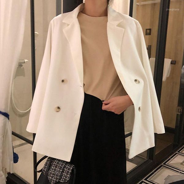 

u-swear new women blazers and jackets plus size casual chaqueta mujer white blazer femme1, White;black