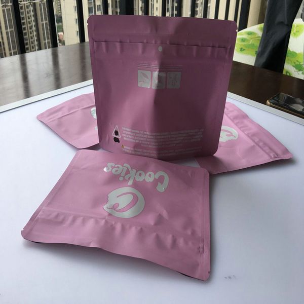 

c печенье pink 15x20cm многоразового ziplock мешки 28g защита от детей edibles пластикового zipper пакета сухой трава табак цветок wmtaho ga