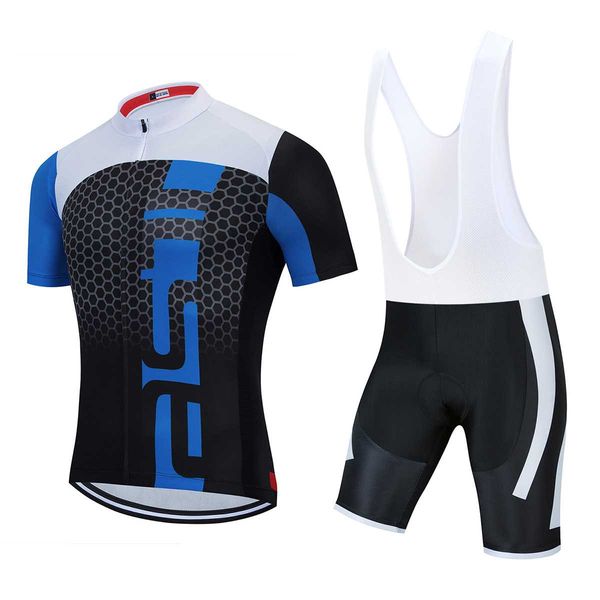 

2020 men bike sport clothes kit bicycle mtb outfit cycling jersey bib pants set triathlon clothing pro team uniform suit maillot, Black;blue