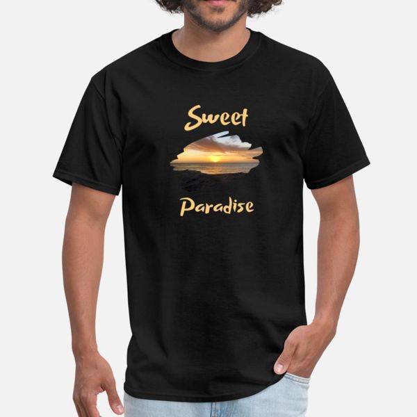 

beach sunset sweet paradise t shirt cool vintage o-neck tracksuit hoodie sweatshirt
