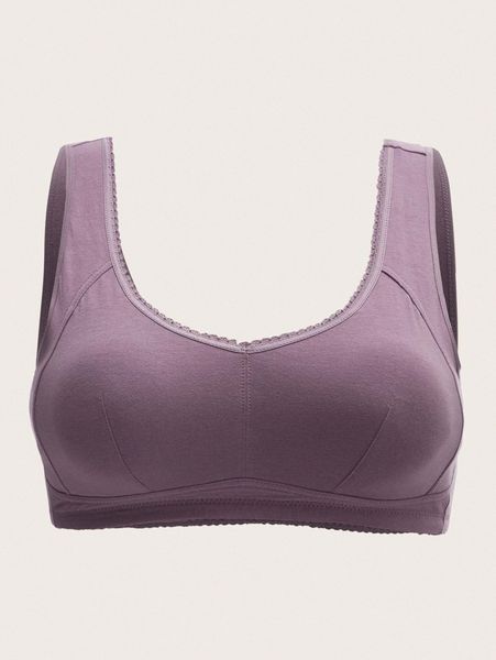 

seamless padded scoop bralette s1rx#, Black;white