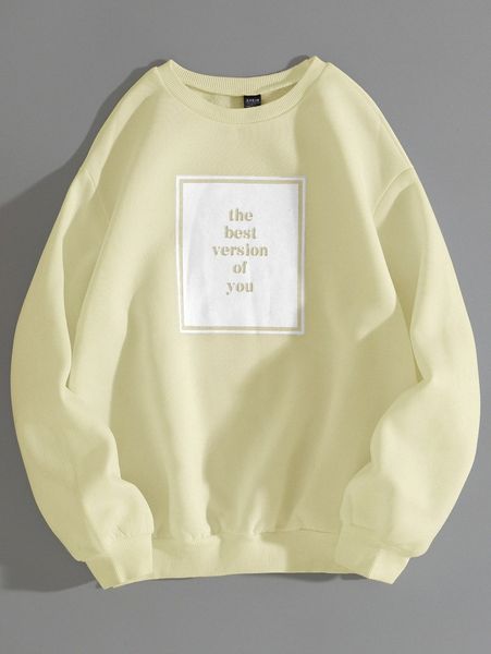 

letter graphic thermal pullover i05t#, White;black