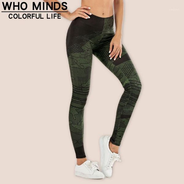 

3d printed cartoon camo legging anti cellulite elasticity push up fitness gym leggings women pants stacked slim legins1, Black