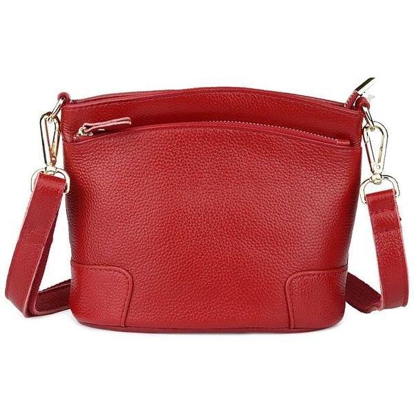 

первый слой кожи женщин сумка новая мода сумки на ремне, кожа cross