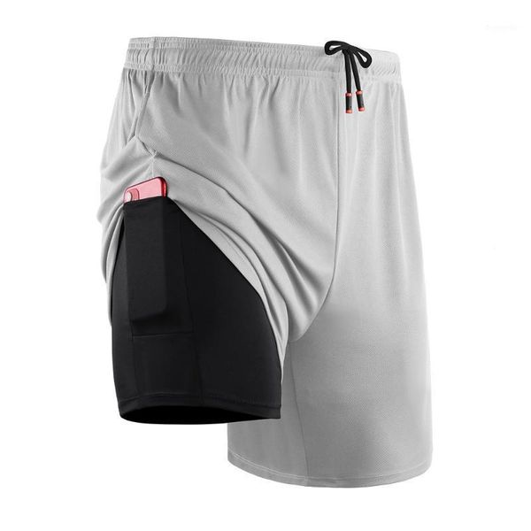 

men's fitness 2 in 1 training shorts quick-dry pockets basketball running jogging shorts gym fashion summer running male1, Black;blue