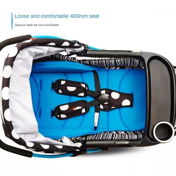 

strollers# lnfants can sit and lie on the high landscape light lolding cart1