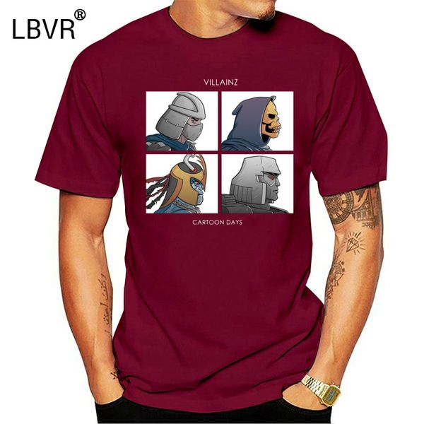 

дизайнеры балахона villainz cartoon days demon days пародия black shredder skeletor муммы ra harajuku футболка толстовка