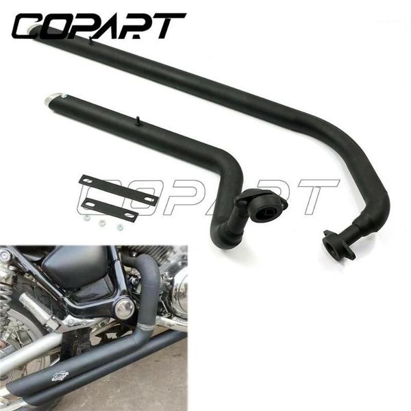 

for virago xv 750 xv 1100 /s motorcycle staggered shorts exhaust muffler pipe with removable1