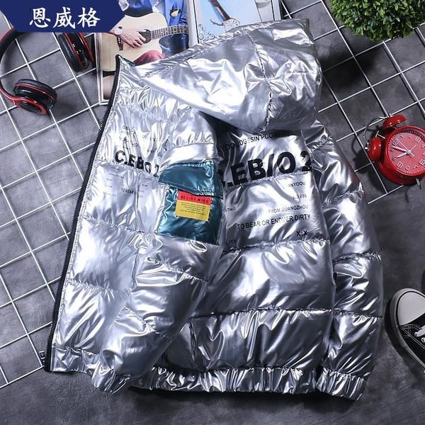 

0fnm jackets men down brand winter 90white zipper down hooded designer men duck short jacket winter warm coat, Black