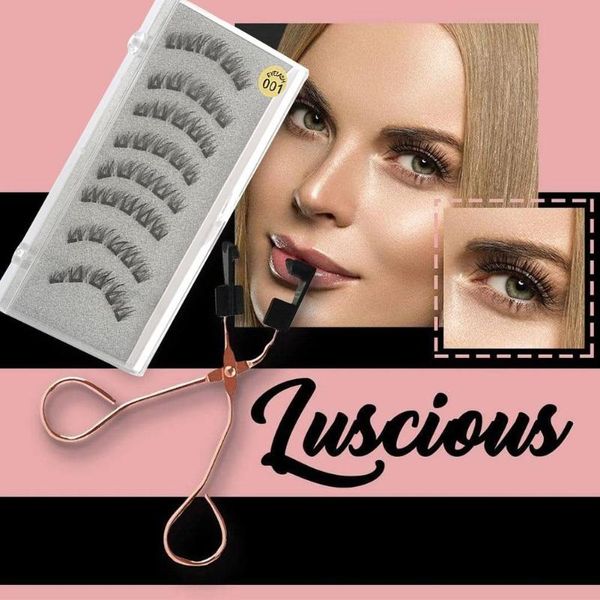 

false eyelashes magnetic europe and america absorption glue five