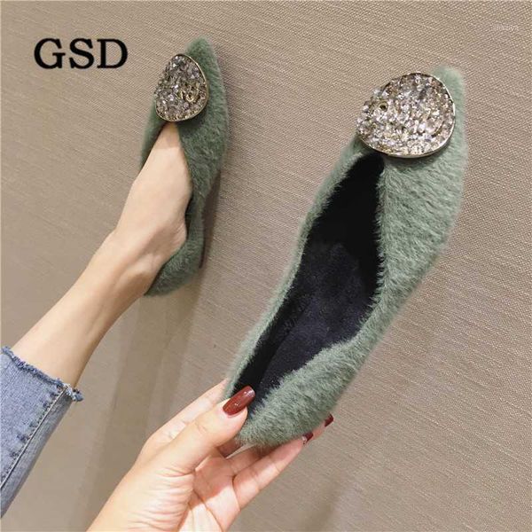 

boots arrivals fur winter flat shoes woman warm snow ladies ankle fashion crystal moccasins footwear1, Black