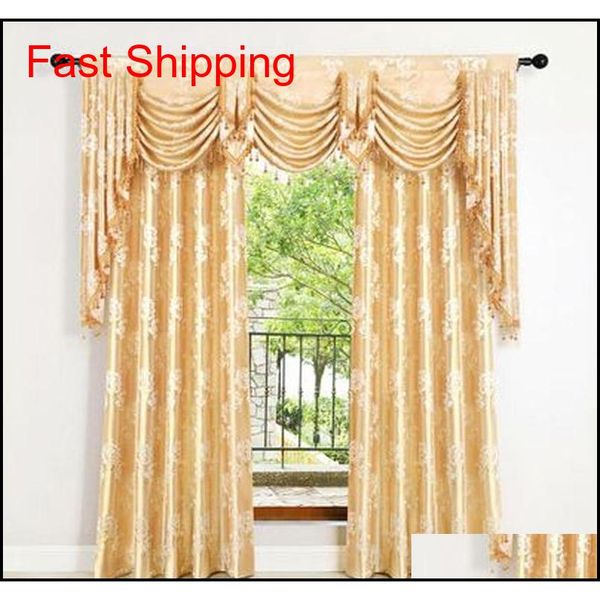 

european luxury jacquard window blackout valance royal pelmet lambrequins valances for l qylegl item_home