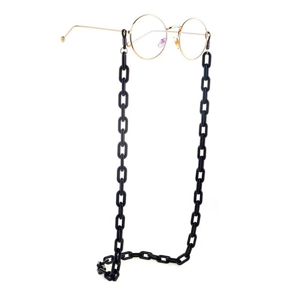 

punk resin acrylic plastic white black glasses chain simple retro fashion women glasses chain non slip sunglasses accessories h jllwbm