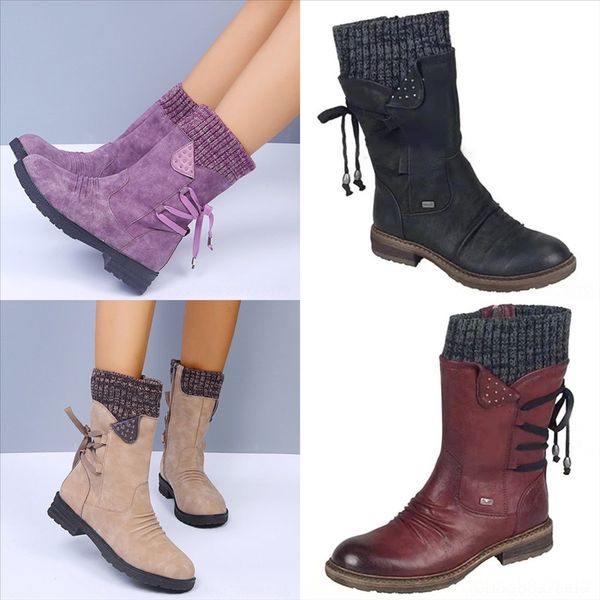 

t4te winter brand women waterproof outdoor boots men couples boot snow genuine leather warm fur boots casualhiking boots sports shoes, Black