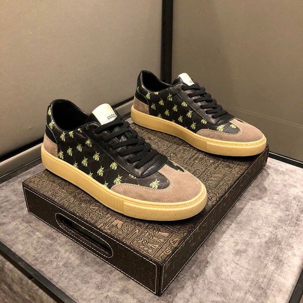 

20fw new mens luxury casual shoes fashion g sneakers sports tactical trainers guchi bees eur 38-44 with box