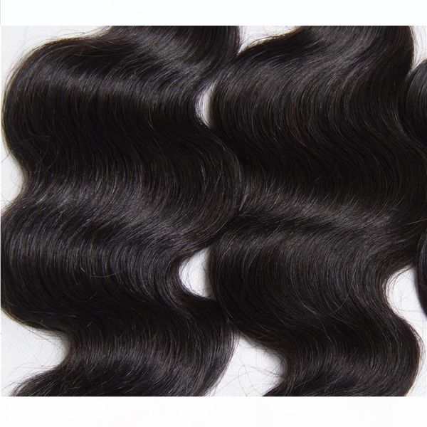 

rosa hair products brazilian virgin 4pc brazillian body wave 100% human hair weaving unprocessed virgin remy human hair weft can be dyed, Black
