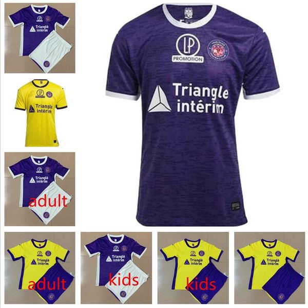 

men + kids 20 21 fc toulouse soccer jerseys home away third 2020 sangare diakite kone gradel said sylla football shirts, Black;yellow