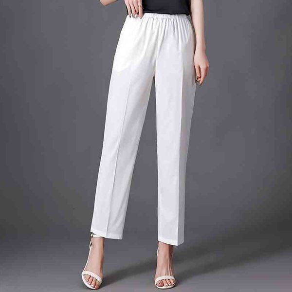 

women straight pants high waist full length sweatpants korean style loose oversize famale casual trousers, Black;white
