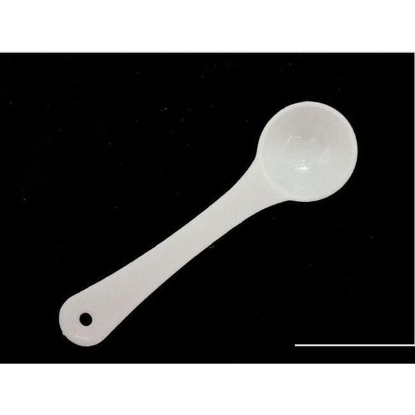 

1g professional plastic 1 gram scoops spoons for food milk washing powder medcine white sqczgl ppshop01