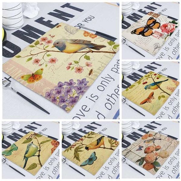 

bird table napkins linen wedding napkins placemat rectangle linen napkin paper serviettes fabric kitchen table towel tovaglioli1