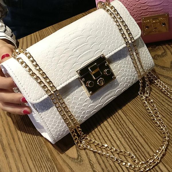 

dropshipping crocodile flap bag designer handbags women bags 2020 black white small day clutch gold chain girls crossbody bags