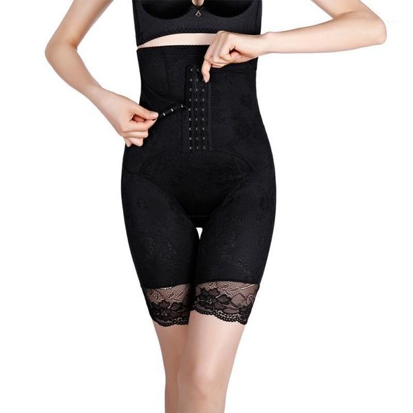 

women high-waisted control panties abdomen hip shaping pants corset waistband body shaper1, Black;white