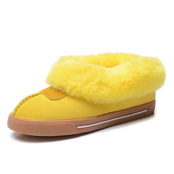 

swyivy genuine leather snow boots woman slip on winter shoes 2020 female wool fur ankle boots platform winter shoes for women, Black