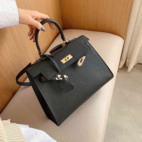 

handbags bags meimu simple foreign style women's 2021 fashion net red handbag one shoulder messenger, Black;red