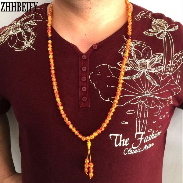 

beeswax safflower beads sweater chain wild bead accessories women 's necklace national wind ornaments handmade jewelry, Silver