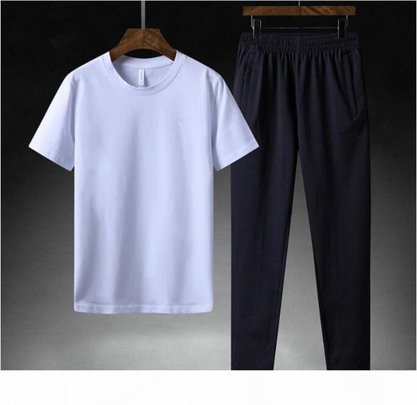 

2020 new fa5013 pants men sweatpants+men running t-shirts men sets jogging sportswear men pants gym fitness sportswear tracksuit pants, Gray