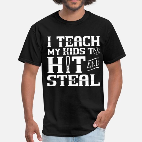 

i teach my kids to hit and steal softball t shirts t shirt humor horror sportswear tracksuit hoodie sweatshirt