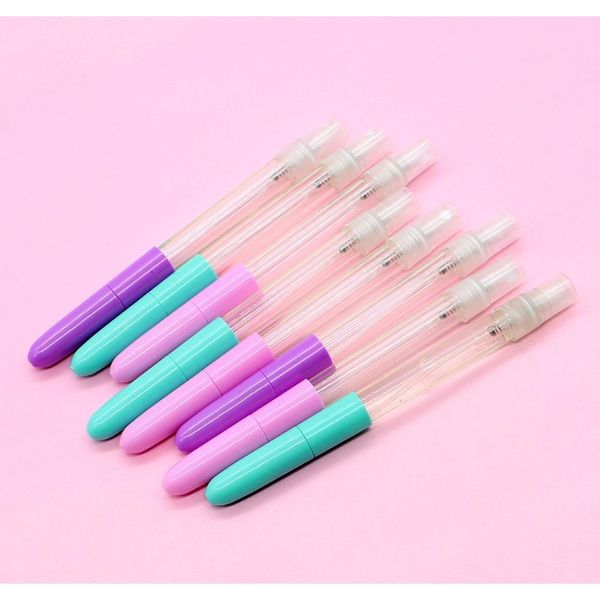 

school new bottle pen perfume plastic empty spray pen portable sterilizer large capacity antibacterial hand san jllece lucky2005