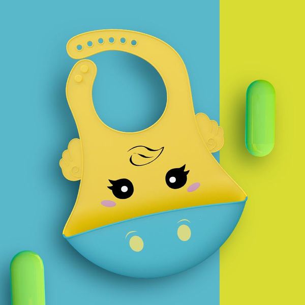 

полотенце ssaliva dropshipping слюна новый капель силикон животных изображение младенца bib водонепроницаемый мягкие съедобные нагрудники ре