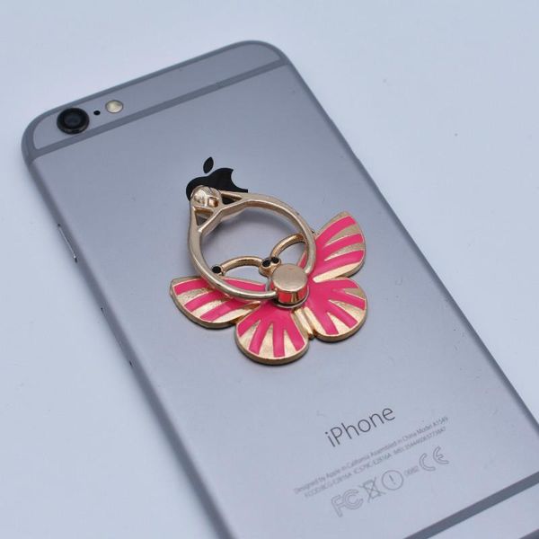 

butterfly mobile phone ring bracket metal back stickers ring buckle bracket 360 degree rotating butterfly mobile phone holders wmtgyk