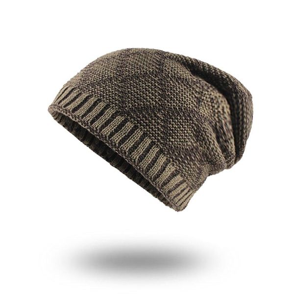 

flb] balaclava knitted hat warmer winter hats for men women caps skullies beanies warm fleece cap beanies hats male f18036 sqcglv, Black;white